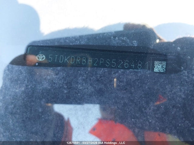 12575551 :رقم المزاد ، 5TDKDRBH2PS526481 vin ، 2023 Toyota Highlander Xle مزاد بيع