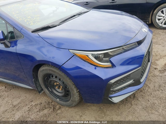 2022 Toyota Corolla Se მანქანა იყიდება აუქციონზე, vin: 5YFB4MBE2NP124328, აუქციონის ნომერი: 12575574