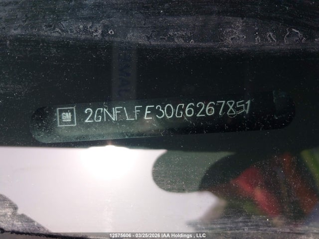 Продаж на аукціоні авто 2016 Chevrolet Equinox Lt, vin: 2GNFLFE30G6267851, номер лоту: 12575606
