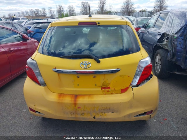12575677 :رقم المزاد ، JTDJTUD36CD511748 vin ، 2012 Toyota Yaris مزاد بيع