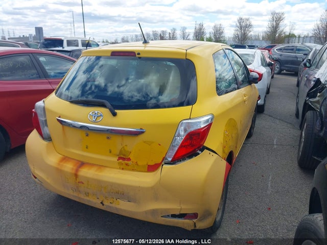 12575677 :رقم المزاد ، JTDJTUD36CD511748 vin ، 2012 Toyota Yaris مزاد بيع