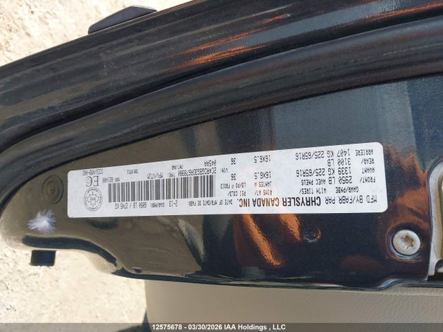 Aukcja sprzedaży 2013 Dodge Grand Caravan Se/sxt, vin: 2C4RDGBG3DR678980, numer aukcji: 12575678