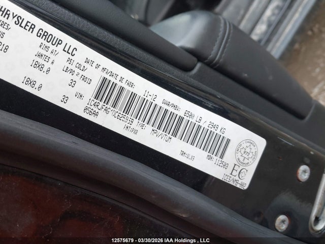 12575679 :رقم المزاد ، 1C4RJFAG4DC625959 vin ، 2013 Jeep Grand Cherokee Laredo مزاد بيع