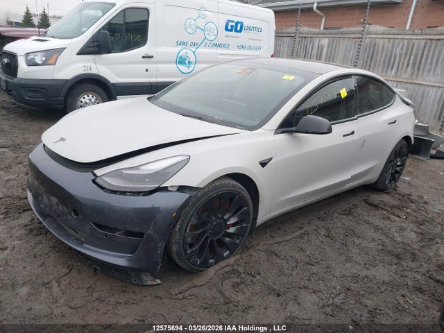 12575694 :رقم المزاد ، 5YJ3E1EC8PF483854 vin ، 2023 Tesla Model 3 Performance مزاد بيع