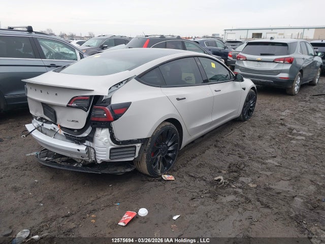 12575694 :رقم المزاد ، 5YJ3E1EC8PF483854 vin ، 2023 Tesla Model 3 Performance مزاد بيع