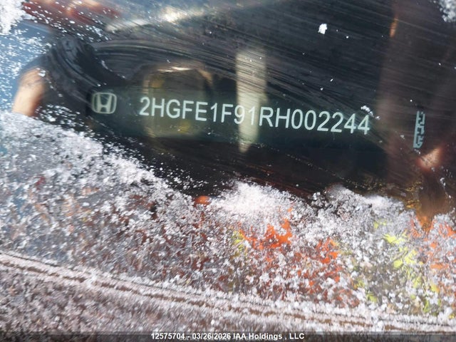 2024 Honda Civic Touring მანქანა იყიდება აუქციონზე, vin: 2HGFE1F91RH002244, აუქციონის ნომერი: 12575704