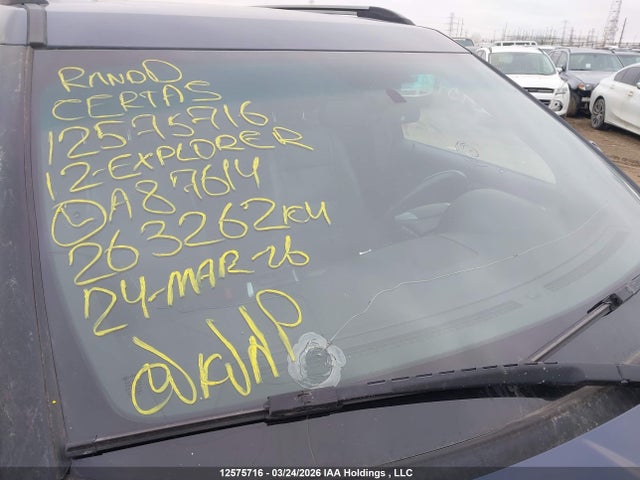 12575716 :رقم المزاد ، 1FMHK8F86CGA87614 vin ، 2012 Ford Explorer Limited مزاد بيع