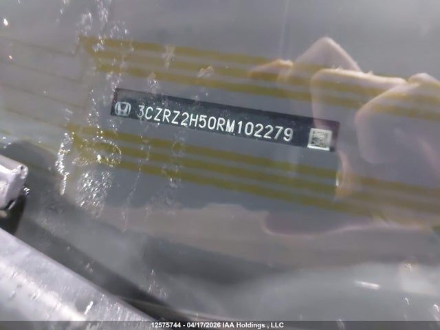 3CZRZ2H50RM102279 Honda HR-V SPORT