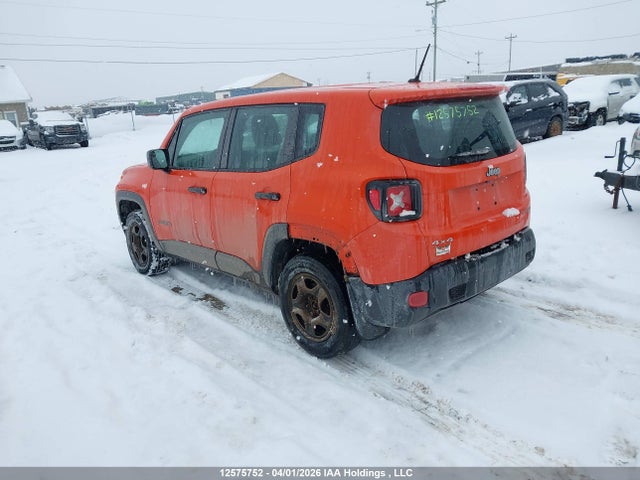 12575752 :رقم المزاد ، ZACCJBAT5GPC47842 vin ، 2016 Jeep Renegade Sport مزاد بيع