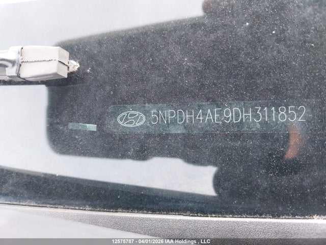 12575787 :رقم المزاد ، 5NPDH4AE9DH311852 vin ، 2013 Hyundai Elantra Gl مزاد بيع