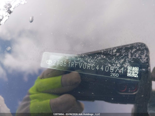 Продаж на аукціоні авто 2024 Toyota Rav4 Le, vin: 2T3B1RFV0RC440971, номер лоту: 12575854