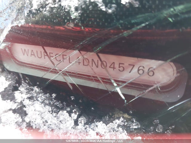 12575855 :رقم المزاد ، WAUFFCFL4DN045766 vin ، 2013 Audi A4 2.0t Premium مزاد بيع