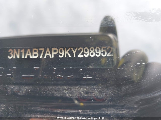 3N1AB7AP9KY298952 Nissan Sentra S/sv/sr/sl