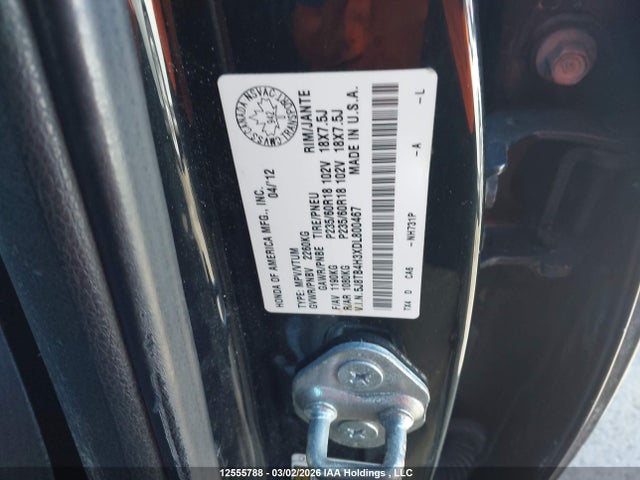 Aukcja sprzedaży 2013 Acura Rdx, vin: 5J8TB4H3XDL800467, numer aukcji: 12555788