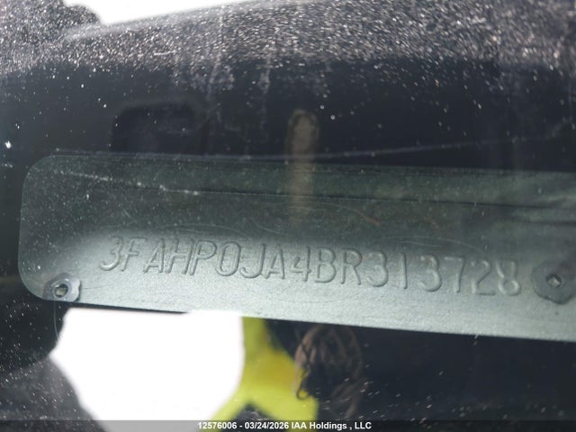 Aukcja sprzedaży 2011 Ford Fusion Sel, vin: 3FAHP0JA4BR313728, numer aukcji: 12576006