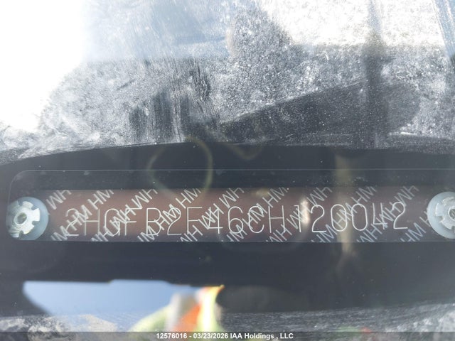 Продажа на аукционе авто 2012 Honda Civic Lx, vin: 2HGFB2F46CH120042, номер лота: 12576016