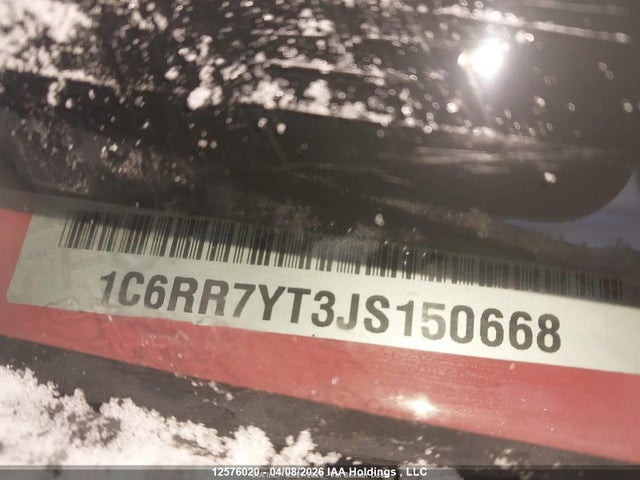 Продажа на аукционе авто 2018 Ram 1500 Rebel, vin: 1C6RR7YT3JS150668, номер лота: 12576020