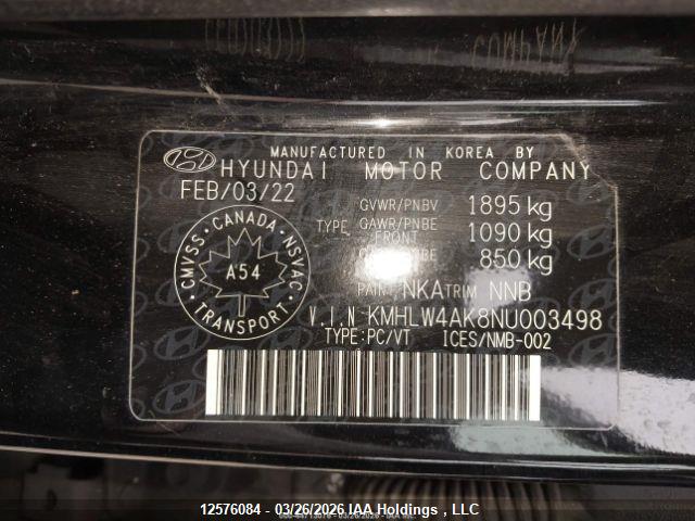 2022 Hyundai Elantra N მანქანა იყიდება აუქციონზე, vin: KMHLW4AK8NU003498, აუქციონის ნომერი: 12576084