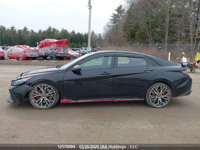 2022 Hyundai Elantra N მანქანა იყიდება აუქციონზე, vin: KMHLW4AK8NU003498, აუქციონის ნომერი: 12576084