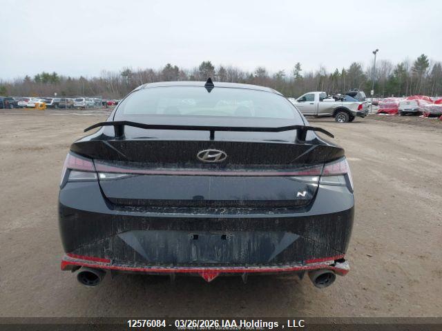 2022 Hyundai Elantra N მანქანა იყიდება აუქციონზე, vin: KMHLW4AK8NU003498, აუქციონის ნომერი: 12576084