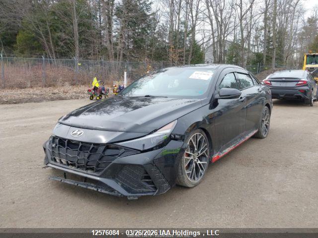 2022 Hyundai Elantra N მანქანა იყიდება აუქციონზე, vin: KMHLW4AK8NU003498, აუქციონის ნომერი: 12576084