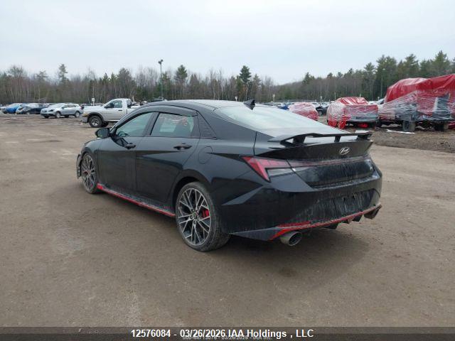 2022 Hyundai Elantra N მანქანა იყიდება აუქციონზე, vin: KMHLW4AK8NU003498, აუქციონის ნომერი: 12576084