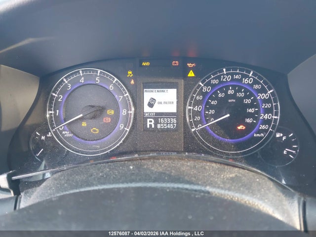 12576087 :رقم المزاد ، JN1BJ0HR3DM480819 vin ، 2013 Infiniti Ex37 Journey مزاد بيع
