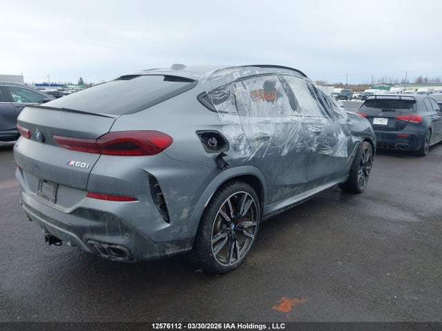 2024 Bmw X6 M60i მანქანა იყიდება აუქციონზე, vin: 5UX43EX08R9U13626, აუქციონის ნომერი: 12576112