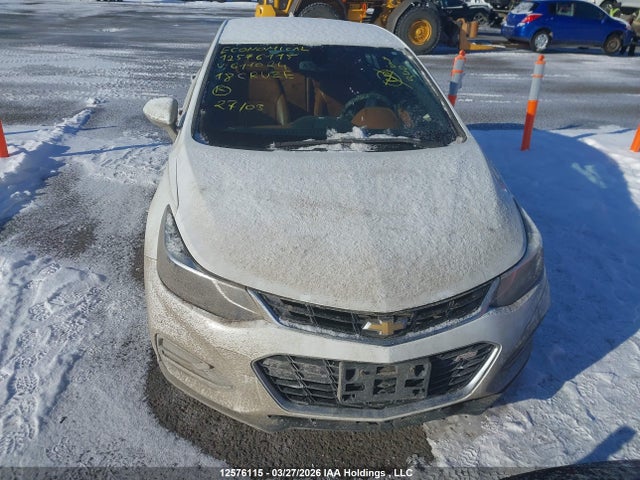 12576115 :رقم المزاد ، 3G1BF6SM3JS611024 vin ، 2018 Chevrolet Cruze Premier Auto مزاد بيع