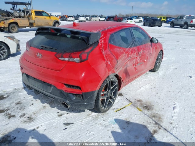 12576118 :رقم المزاد ، KMHT36AH4LU007506 vin ، 2020 Hyundai Veloster N مزاد بيع