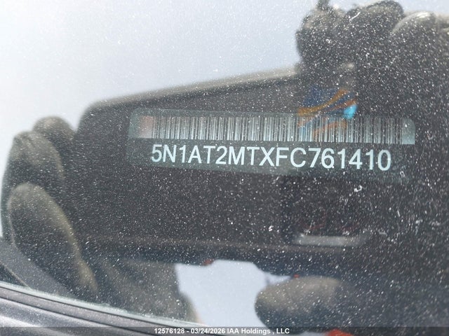 12576128 :رقم المزاد ، 5N1AT2MTXFC761410 vin ، 2015 Nissan Rogue مزاد بيع