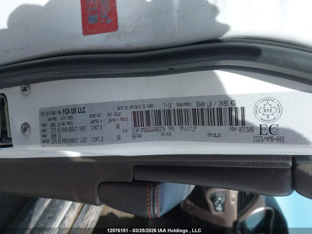 1C4PJMBS6GW368370 Jeep Cherokee Trailhawk