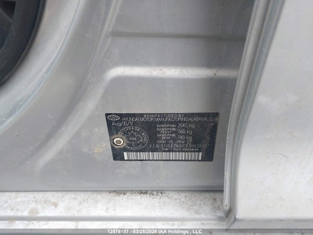 5NPE24AF9JH638827 Hyundai Sonata