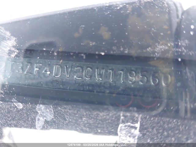 12576189 :رقم المزاد ، 2T3ZF4DV2CW119560 vin ، 2012 Toyota Rav4 مزاد بيع