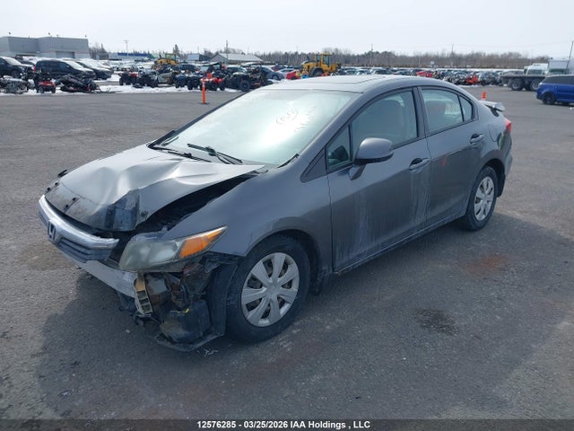 12576285 :رقم المزاد ، 2HGFB2F52CH111167 vin ، 2012 Honda Civic Lx مزاد بيع