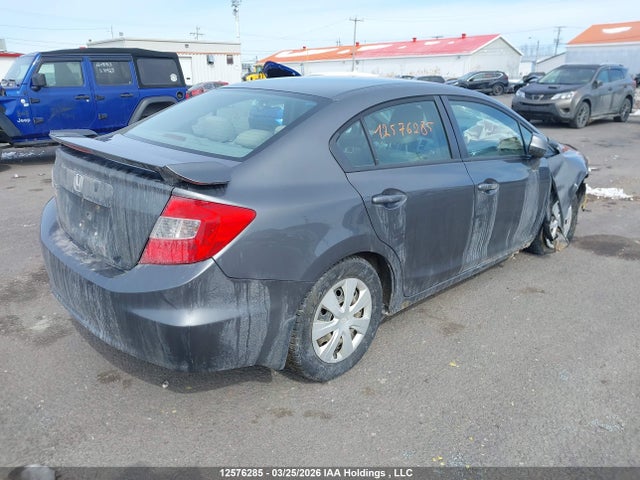 12576285 :رقم المزاد ، 2HGFB2F52CH111167 vin ، 2012 Honda Civic Lx مزاد بيع
