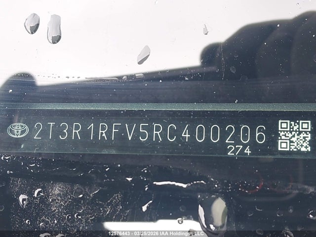 Продажа на аукционе авто 2024 Toyota Rav4, vin: 2T3R1RFV5RC400206, номер лота: 12576443