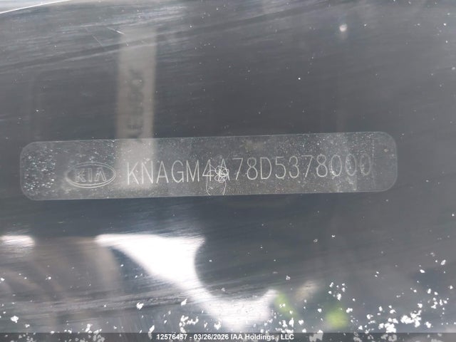 12576457 :رقم المزاد ، KNAGM4A78D5378000 vin ، 2013 Kia Optima Lx مزاد بيع