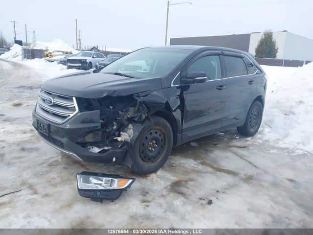 12576554 :رقم المزاد ، 2FMPK4J84HBB53846 vin ، 2017 Ford Edge Sel مزاد بيع