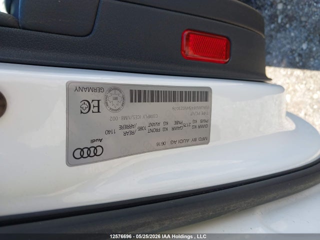 WAUANAF45HN023078 Audi A4 2.0t Komfort