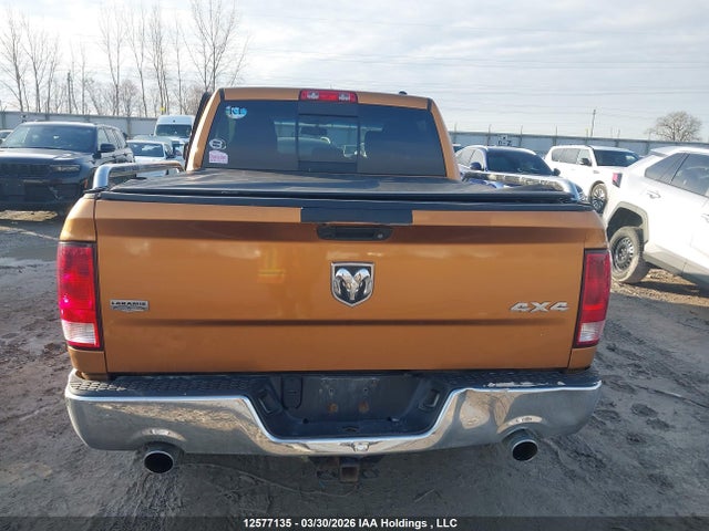 12577135 :رقم المزاد ، 1C6RD7NT5CS277752 vin ، 2012 Ram 1500 Laramie مزاد بيع