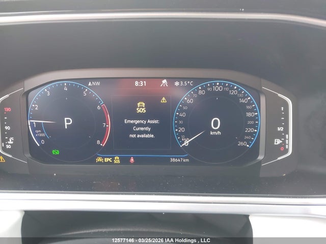 12577146 :رقم المزاد ، 3VVUC7B21SM040802 vin ، 2025 Volkswagen Taos Se مزاد بيع