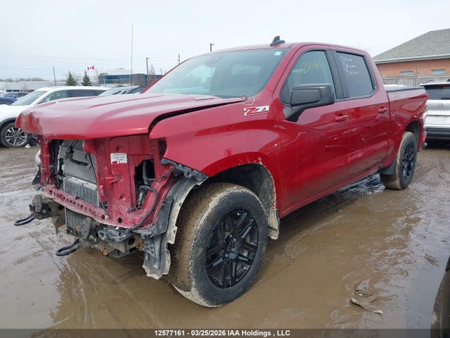 12577161 :رقم المزاد ، 1GCUKEE88SZ193360 vin ، 2025 Chevrolet Silverado 1500 4wd Rst مزاد بيع