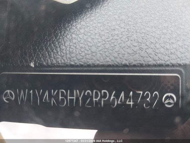 W1Y4KBHY2RP644732 Mercedes-Benz Sprinter 2500 High Roof 4-cyl Diesel/standard Roof 4-cyl Diesel
