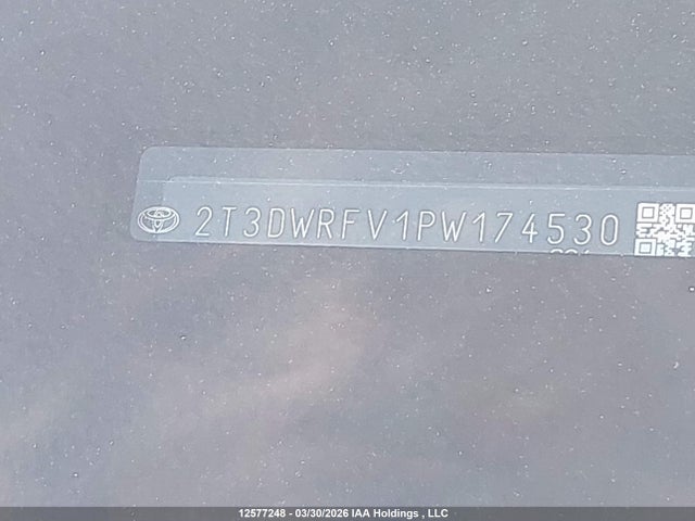 12577248 :رقم المزاد ، 2T3DWRFV1PW174530 vin ، 2023 Toyota Rav4 Hybrid Limited مزاد بيع