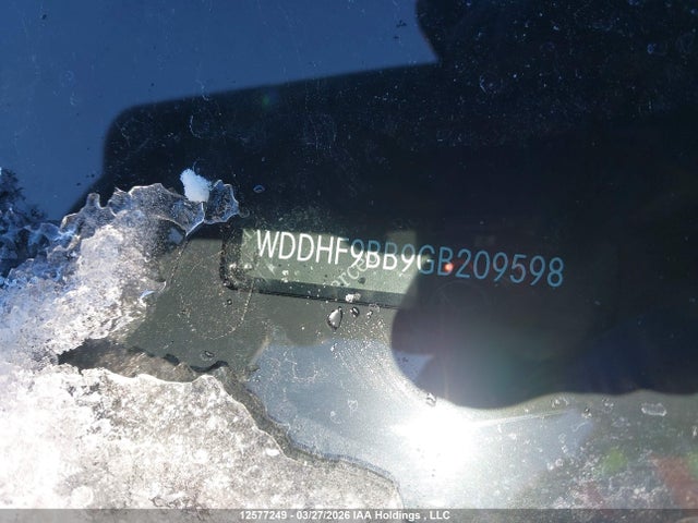 12577249 :رقم المزاد ، WDDHF9BB9GB209598 vin ، 2016 Mercedes-benz E 550 4matic مزاد بيع