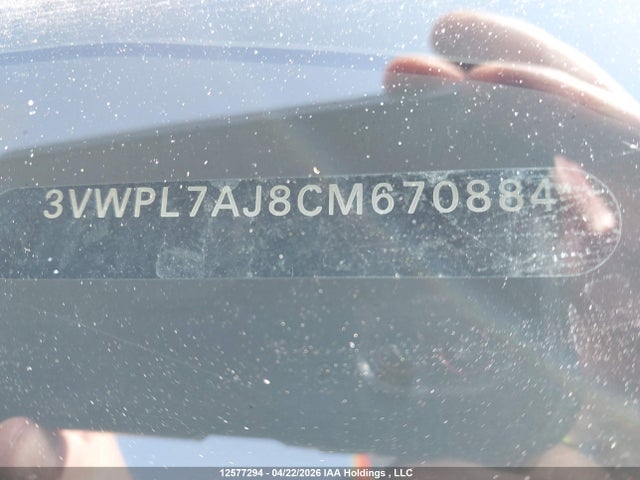 Aukcja sprzedaży 2012 Volkswagen Golf 2.0 Tdi Highline/comfortline, vin: 3VWPL7AJ8CM670884, numer aukcji: 12577294