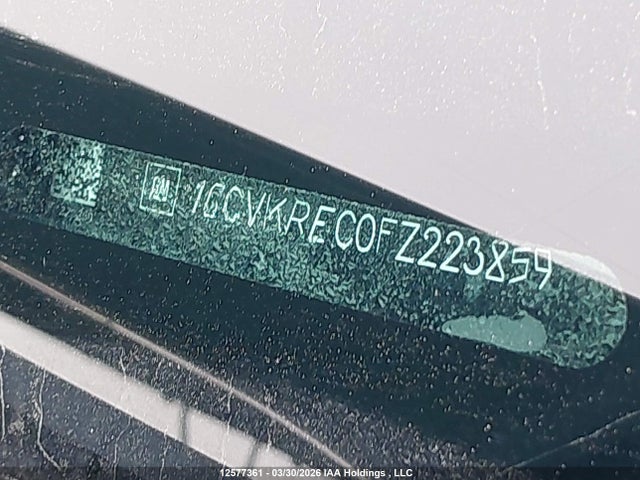 1GCVKREC0FZ223859 Chevrolet Silverado 1500 1lt/2lt
