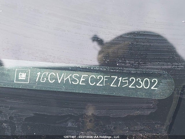 Продаж на аукціоні авто 2015 Chevrolet Silverado K1500 Ltz, vin: 1GCVKSEC2FZ152302, номер лоту: 12577407