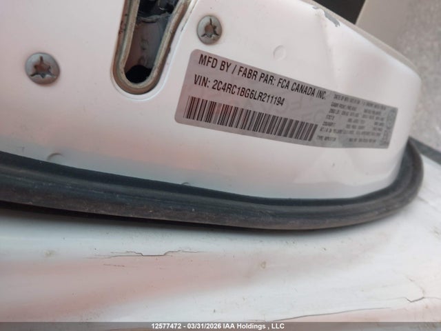 Chrysler Pacifica Touring-l 2020 2C4RC1BG6LR211194 Image 9